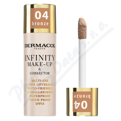 Dermacol Infinity make-up&korektor č.04 bronze 20g