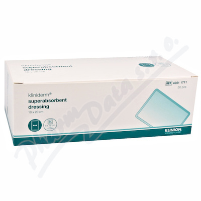 Superabsorp.obvaz Kliniderm nesteril.10x20cm 50ks