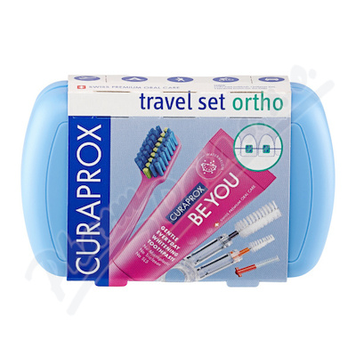 CURAPROX Travel set ORTHO cestovní sada modrá