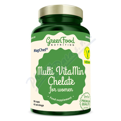 GreenFood Multi VitaMin Chelate for women cps.90