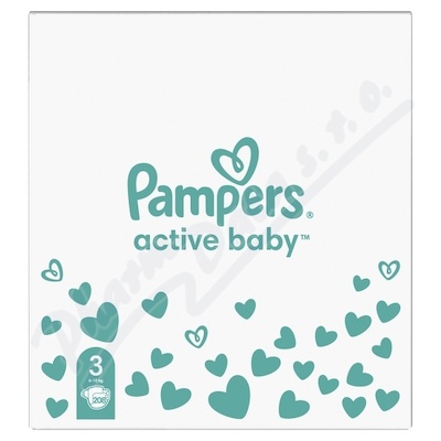Pampers Active Baby 3 plenky 6-10kg 208ks