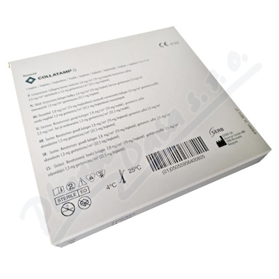 Collatamp G hemostatická houbička 5x5x0.5cm