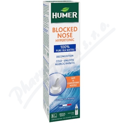 HUMER Ucpaný nos 100% mořská voda hypertonic.50ml