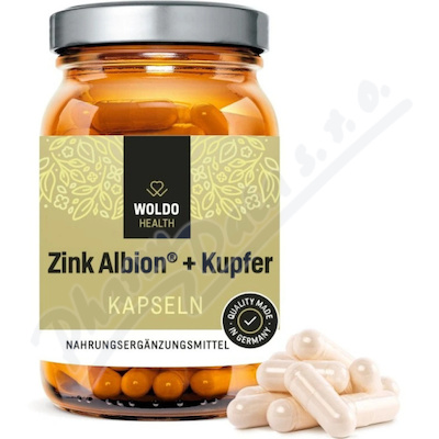 WoldoHealth Zinek+měď cps.90