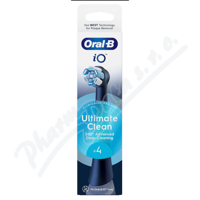 Oral-B iO Ultimate Clean Black kartáčk.hlavice 4ks