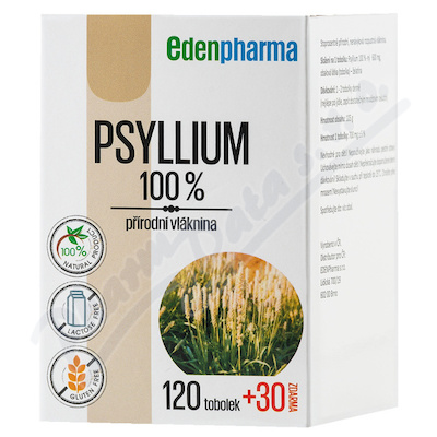 Edenpharma Psyllium cps.120+30