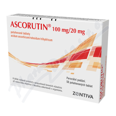 Ascorutin 100mg/20mg tbl.flm.50