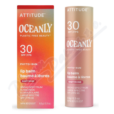 ATTITUDE Oceanly Tón.balz.rty Baby Rose SPF30 8.5g