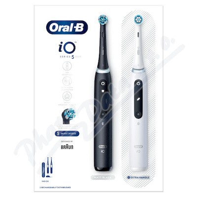 Oral-B iO Series 5 Black&White elek.kartáček 2ks