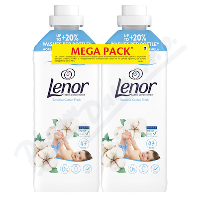 Lenor Sensitive Cotton Fresh aviváž 2x987ml