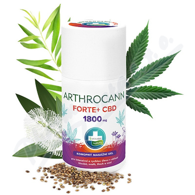 Annabis Arthrocann Forte+ CBD 1800mg mas.gel 90ml