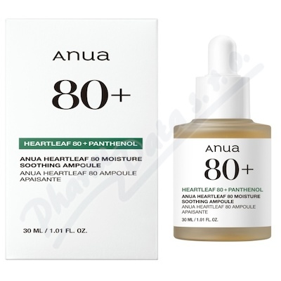 ANUA Heartleaf 80+Panthen.Moist.Sooth.Ampoule 30ml