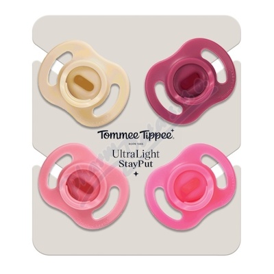 Tommee Tippee Ultra-light dudlík 6-18m Girl 4ks