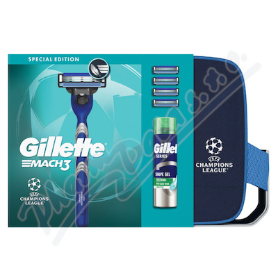 Gillette Mach3 Xmas dárková sada v tašce