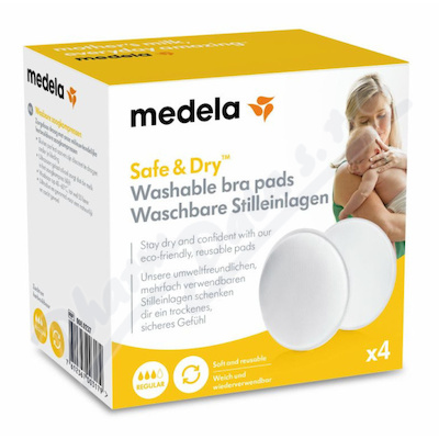 Medela prsní vložky pratelné 4 ks