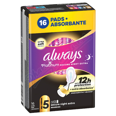Always Platinum Secure Night Extra 5 vložky 16ks