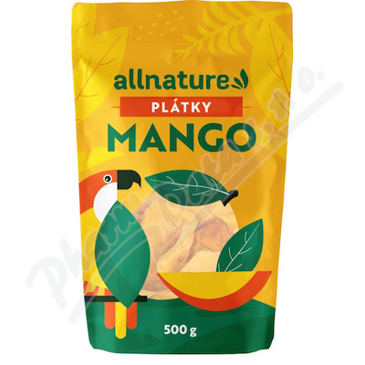 Allnature Mango sušené plátky 500g