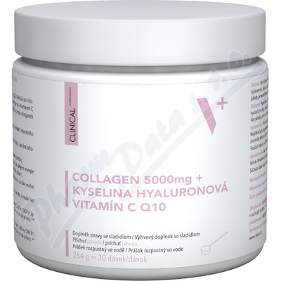 Clinical Collagen 5000mg+kys.Hyal.+vit.C&Q10 264g