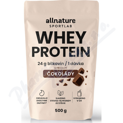 Allnature Sportlab WHEY Protein čokoláda 500g
