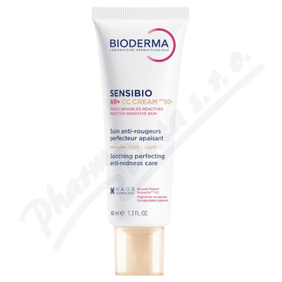 BIODERMA Sensibio AR+ CC krém SPF50+ 40ml