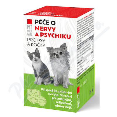 PET HEALTH CARE Péče o nervy a psychiku tbl.60