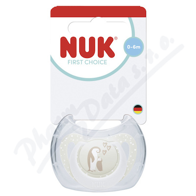 NUK First Choice dudlík 0-6 měs.1ks mix barev