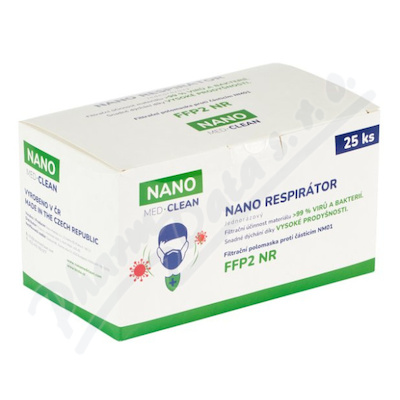 NANO MED CLEAN nano respirátor FFP2 25ks