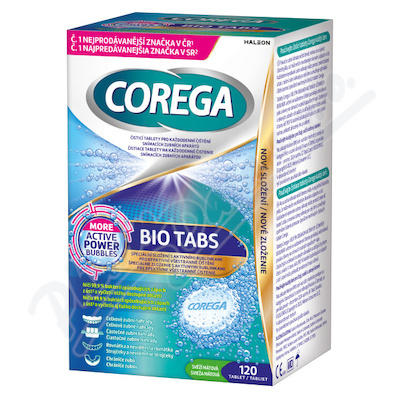 Corega Bio Tabs čisticí tablety 120ks