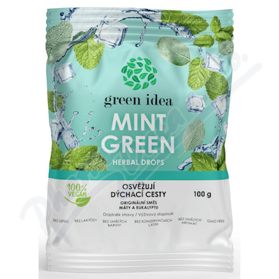 Green idea MINT GREEN Herbal Drops 100g