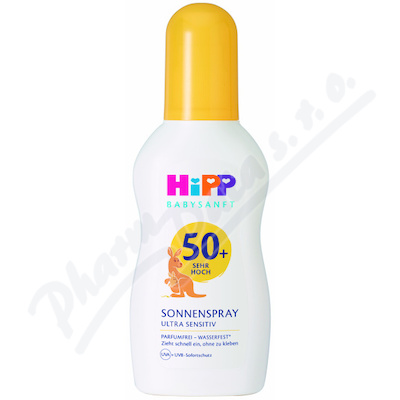 HiPP BabySANFT opal.mléko sprej SPF50+ 150ml