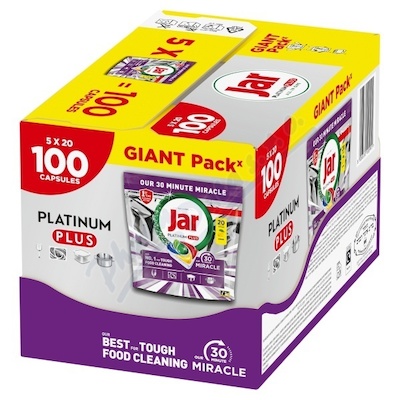 Jar Platinum Plus kapsle do myčky 5x20ks