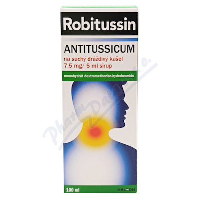 Robitussin Antitussi.suchý kaš.7.5mg/5ml sir.100ml