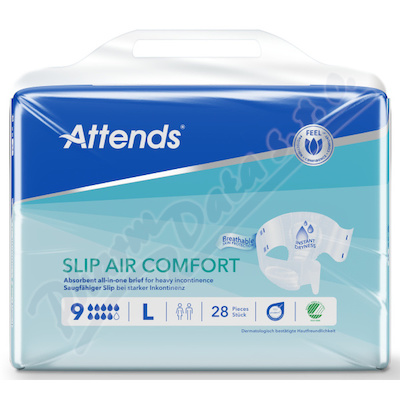 Kalhotky absorp.Attends Slip Air Comfort 9 L 28ks
