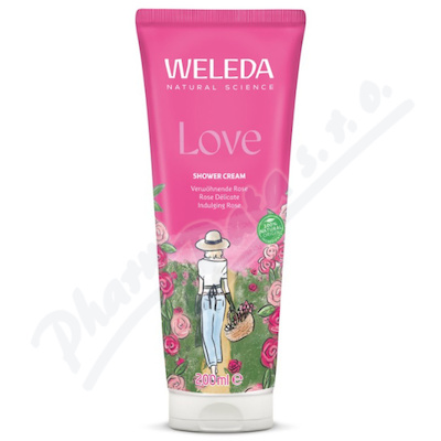 WELEDA LOVE Růžový sprchový krém 200ml
