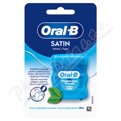 Oral-B Satin dentální nit Mint 50m