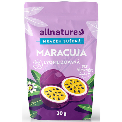 Allnature Maracuja sušená mrazem kostky 30g
