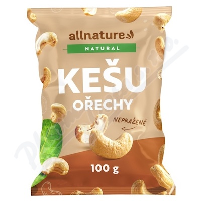 Allnature Kešu ořechy nepražené 100g