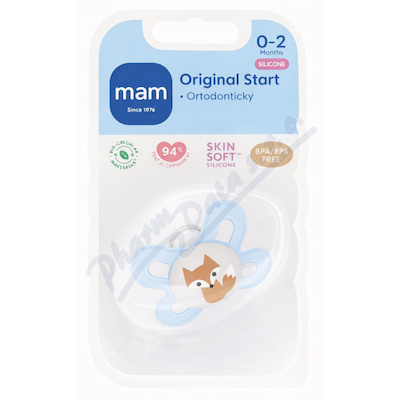 MAM Dudlík Original Start 0-2m modrý 1ks