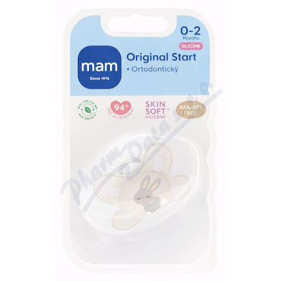 MAM Dudlík Original Start 0-2m béžový 1ks