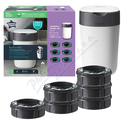 Tommee Tippee Twist&Click koš na pleny+6 kazet