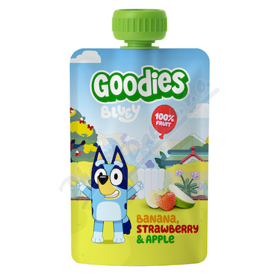 Goodies Bluey ovocná kapsička ban.jaho.jabl.100g