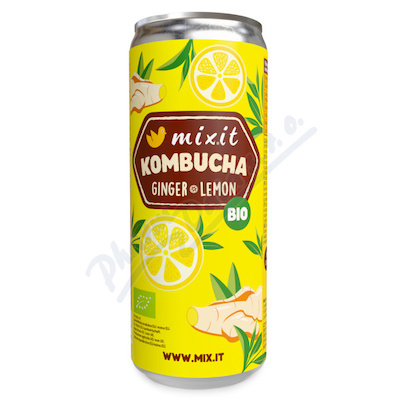 Mixit Kombucha Ginger&Lemon BIO 330ml