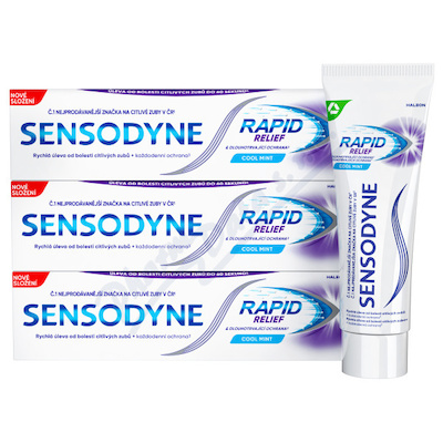 Sensodyne Rapid Relief zubní pasta 3x75ml