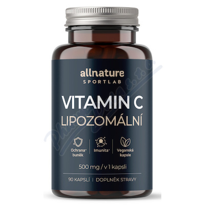 Allnature Sportlab Lipozomální Vit.C 500mg cps.90