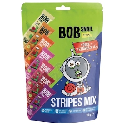 Šnek BOB ovocný plátek mix 7x14g
