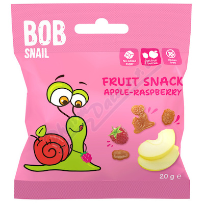 Šnek BOB ovocný snack jablko-malina 20g