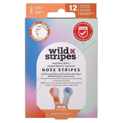 Wild Stripes Nose Stripes 12ks