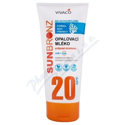 VIVACO SUN BRONZ opalovací mléko SPF20 200ml