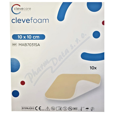 Clevecare Clevefoam pěnové krytí 10x10cm 10ks