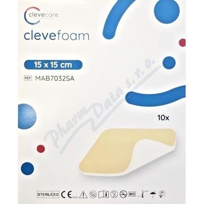 Clevecare Clevefoam pěnové krytí 15x15cm 10ks